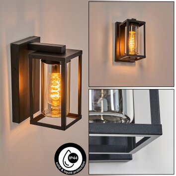 Portalis Wandlamp voor buiten Zwart, 1-licht