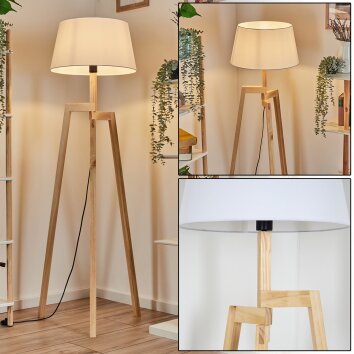 Bassagoda Staande lamp Natuurlijke kleuren, 1-licht