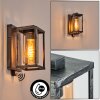 Portalis Wandlamp voor buiten Zwart, Zilver, 1-licht, Bewegingsmelder