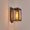 Portalis Wandlamp voor buiten Zwart, Zilver, 1-licht, Bewegingsmelder