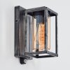 Portalis Wandlamp voor buiten Zwart, Zilver, 1-licht, Bewegingsmelder