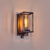 Portalis Wandlamp voor buiten Zwart, Zilver, 1-licht, Bewegingsmelder