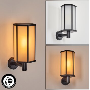 Monfanim Wandlamp voor buiten Zwart, 1-licht