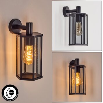 Monfanim Wandlamp voor buiten Zwart, 1-licht