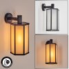 Monfanim Wandlamp voor buiten Zwart, 1-licht