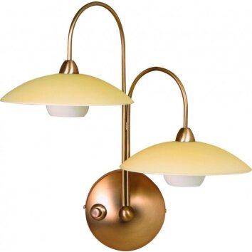 steenhouwer ALEPPO Wandlamp Brons, 2-lichts