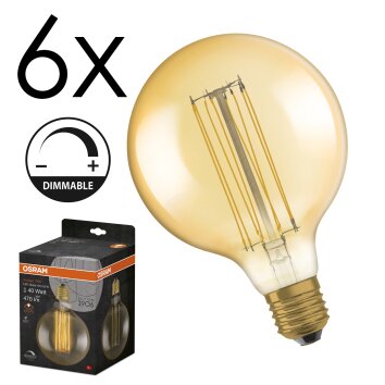 E27 LED 5.8 Watt warm wit dimbaar 470 Lumen