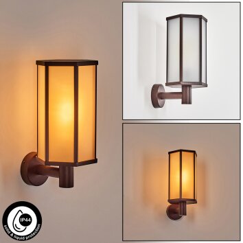 Monfanim Wandlamp voor buiten Roest, 1-licht