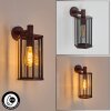 Monfanim Wandlamp voor buiten Roest, 1-licht