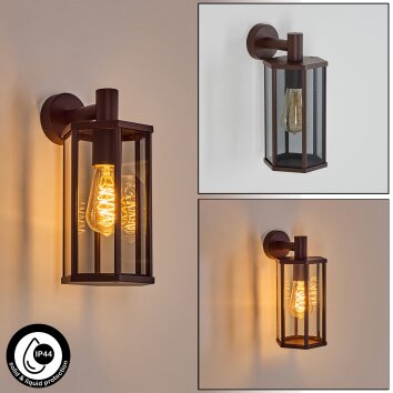 Monfanim Wandlamp voor buiten Roest, 1-licht