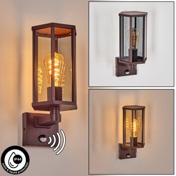 Monfanim Wandlamp voor buiten Roest, 1-licht