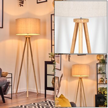 Flemming Staande lamp Natuurlijke kleuren, 1-licht