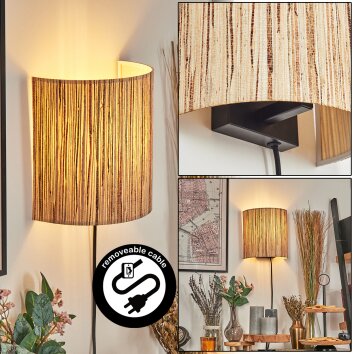 Viadores Licht omhoog & omlaag, Wandlamp Zwart, 1-licht