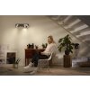 Ledvance Spot Plafondlamp LED houtlook, Wit, 3-lichts