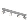 Ledvance Spot Plafondlamp LED Grijs, 4-lichts