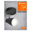 Ledvance Spot Plafondlamp LED Zwart, 1-licht