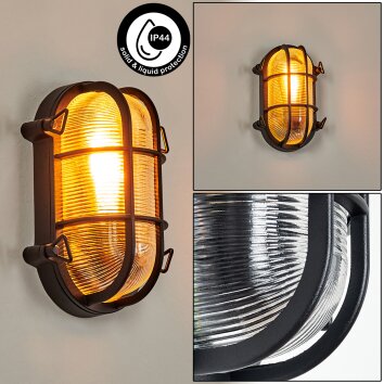 Godel Wandlamp voor buiten Zwart, 1-licht