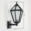 Falfosa Wandlamp voor buiten Zwart, 1-licht