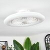 Benasal Plafondlamp, Plafondventilator met verlichting Wit, 1-licht, Afstandsbediening