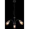 Globo GERLY Hanglamp Zwart, 3-lichts