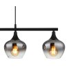 Globo Maxy Hanglamp Zwart, 4-lichts