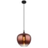 Globo Maxy Hanglamp Chroom, Zwart, 1-licht