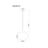 Globo Maxy Hanglamp Chroom, Zwart, 1-licht