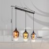 Globo Lavus Hanglamp Zwart, 3-lichts