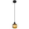 Globo Zumba Hanglamp Zwart, 1-licht