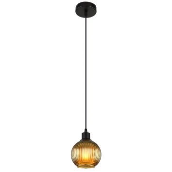 Globo Zumba Hanglamp Zwart, 1-licht