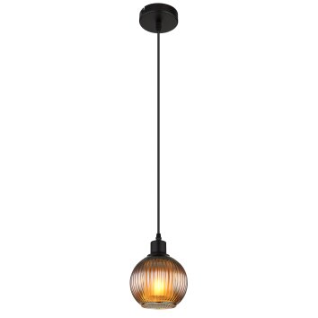 Globo Zumba Hanglamp Zwart, 1-licht