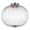 Globo Galway Plafondlamp LED Nikkel mat, 1-licht