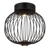 Globo Galway Plafondlamp LED Zwart, 1-licht