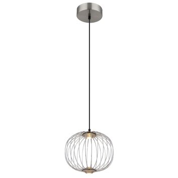 Globo Galway Hanglamp LED Nikkel mat, 1-licht