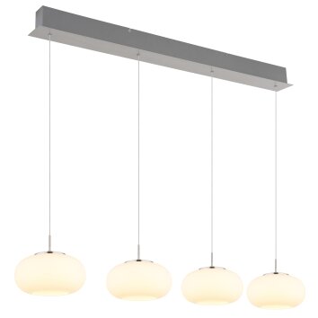 Globo Quintara Hanglamp LED Nikkel mat, 1-licht