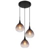 Globo Olsen Hanglamp Zwart, 3-lichts