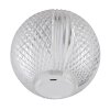 Globo Aida Tafellamp LED Nikkel mat, Transparant, Helder, 1-licht