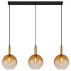 Globo Marinella Hanglamp Zwart, 3-lichts