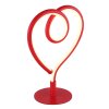 Globo Amore Tafellamp LED Red, 1-licht