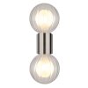 Globo Ander Wandlamp Grijs, 2-lichts