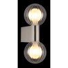 Globo Ander Wandlamp Grijs, 2-lichts