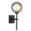 Globo Ander Wandlamp Zwart, 1-licht