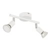 Globo Matrix Plafondlamp, Plafondspot, Wandlamp, Muurspot Wit, 2-lichts