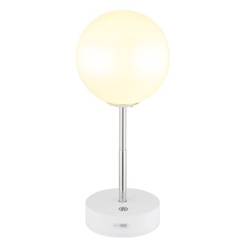 Globo Grada Tafellamp LED Wit, 1-licht