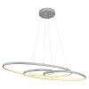 Globo Spira Hanglamp LED Chroom, Zilver, 1-licht