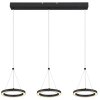 Globo Grenvix Hanglamp LED Zwart, 1-licht