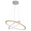 Globo Umbra Hanglamp LED Goud, Zilver, 1-licht, Afstandsbediening