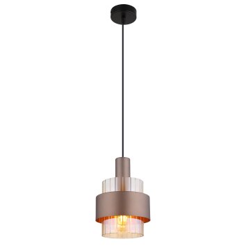 Globo Milley Hanglamp Zwart, 1-licht