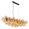 Globo Udo Hanglamp Goud, Zwart, 6-lichts