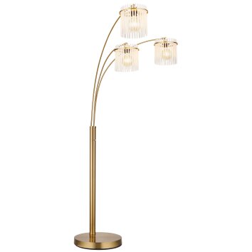 Globo Gorley Staande lamp Goud, 3-lichts